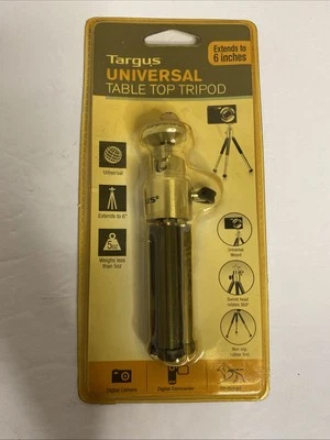 Brand New Targus TGT-CT7 Universal Table Top Tripod extends to 6 six inches