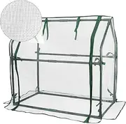 [Gardzen] Mini Greenhouse with Mesh Cover, Portable Outdoor Greenhouse, Enhanced Ventilation, Ideal for Spring, Summer & Fall, 36.2"(L) x18.9(W) x33.3(H)