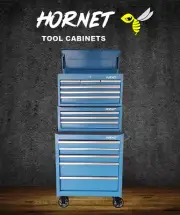 HORNET 14 Drawers Toolbox Chest Combo Cabinet Mechanic Trolley Garage Tools