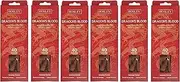 Hosley® Dragon's Blood Fragrance Incense Cones Infused with Essential Oils for Tranquil Bliss and Aromatic Elegance Pack of 240 Incense Cone 6 Pack