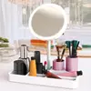 【品菲特PINFIS】LED輕柔光化妝鏡收納盒 補光鏡 桌面收納
