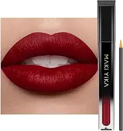 MAKI YIKA Dark Red Lipstick for Women Color Stay Long Lasting Lipsticks, No Smudge Matte Liquid Lipstick Transferproof Cruelty-Free Lip Color | PARTY GO