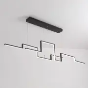 Square Modern Luster Lighting Style Creative Shape Dimmable Remote Control Parts
