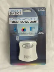 Bright Basics Motion-Activated Toilet Bowl Light - 8 Colors + Cool White