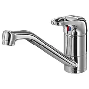 SUNDSVIK single-lever kitchen mixer tap, chrome-plated