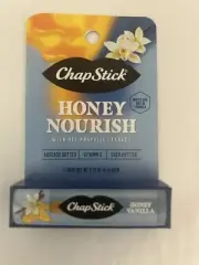 ChapStick HONEY NOURISH Lip Balm Honey Vanilla Flavor NEW Sealed COLLECTOR ITEM