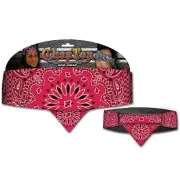 Chop Top: Red Paisley Bandanna Doo Rag Motorcycle Casual Head Wrap New