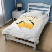 Blanket Limoncello Velveteen Plush Blanket, Cozy Throw, Home Decor, Gift