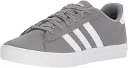 [adidas] Kids' Daily 2.0 Shoes, GreyWhiteWhite, 2.5 M US Little Kid