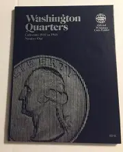 WASHINGTON QUARTER (1932-1945)#9018 & #9031 2-FOLDERS BY WHITMAN-NEW OLD STOCK