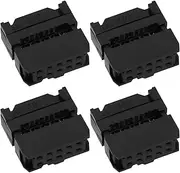ECSiNG 50Pcs 10Pin IDC Cable Mounting Plug Socket Connector 2.54mm Pitch Female IDC Socket for Connector Cables Electronic Projects Integrated Circuit Boards