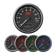 SAAS Muscle Series Tachometer 0-9K Shiftlite 3.5 Inch In-Dash, Black SG31642
