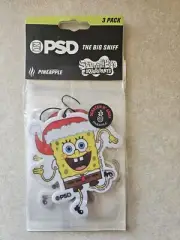 PSD Happy Spongebob Squarepants Pinapple Air Fresheners 3 Pack