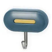 3Set Wall Hooks Self Adhesive Hooks Seamless Hanging Hook For Kitchen Bathroom Office Heavy Load Rack Holder Organizer