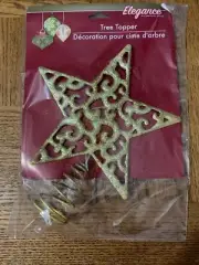 Christmas Tree Star Topper Gold