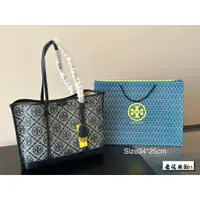 在飛比找蝦皮購物優惠-Tory Burch Perry MONOGRAM 手提斜挎