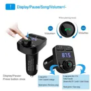 MaximalPower Bluetooth Car FM Transmitter Wireless Radio Adapter USB Charger Mp3
