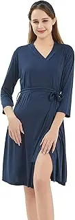 [Galabloomer] Maternity Robe Mommy Labor Delivery Robe Hospital Labor Delivery