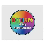 2 x 'Autism Superpower' Microfibre Lens / Glasses Cleaning Cloths (LC00020226)