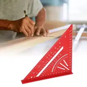 Aluminum Ruler Clear Scales 30°45°60°Metric 90°Right Angle Ruler Tool.