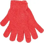 [undercover lingerie] Ladies Chenille Knitted Thermal Gloves Black, Grey, Pink or Mink, Rust, One Size