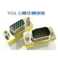 在飛比找樂天市場購物網優惠-VGA公轉母轉接頭 VGA公對母 vga轉接頭 hdmivg