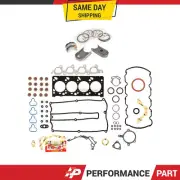 Full Gasket Set Bearings Rings Fit 98-03 Ford Escort Contour Mercury 2.0L DOHV