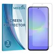 [3 Pack] Samsung Galaxy A36 5G Ultra Clear Screen Protector Film by MEZON – Case Friendly, Shock Absorption (Galaxy A36 5G, Clear)