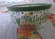 PYREX 4 Cup Glass Storage Bowl Green Lid 2019 Holiday Llama “falalalalalala” NEW
