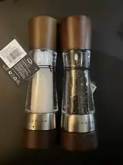 NEW Cole & Mason Derwent Forest Wood Salt / Pepper Mill Grinder Set