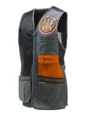 Beretta Sporting Vest Evo Black Orange And Grey