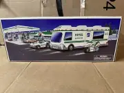 Vintage HESS 1998 Recreation Van With Dune Buggy And Motorcycle New In Box