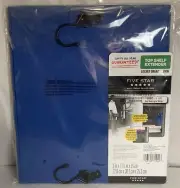 NEW Blue Five Star Top Shelf Extender for Locker - Includes 2 Heavy Hook
