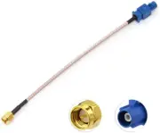Antenna Adapter Fakra to SMA Cable For Head Unit GPS Navigation Receiver System