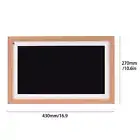 UK Plug 15.6in Large WiFi Digital Photo Frame Digital Picture Frame Wa Hot