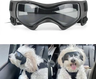 PETLESO Dog Goggles for Small Breed Anti-Uv Windproof Eye Protection Pet Sunglas