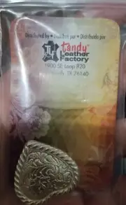 Tandy Leather High Sierra Heart Concho W/ Screw