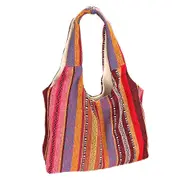 Lady Underarm Bag Fashionable Lightweight Casual Shoulder Bag Simple Handbag-Red