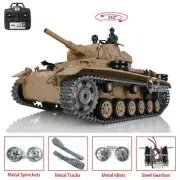1/16 Henglong 7.0 Upgraded Metal German Panzer III H RC Tank 3849 BB Infrared