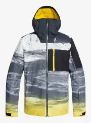 QUIKSILVER Men's MISSION PLUS Snow Jacket - GJC3 - Medium - NWT