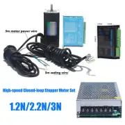 57mm High-speed Closed Loop Stepper Motor Set 1.2N 2.2N 3N Hybrid Servo Drive