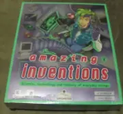 Amazing Inventions CD-ROM Educational Science Game Windows 95MAC Vintage