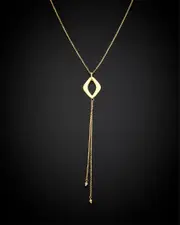 14K Lariat Necklace