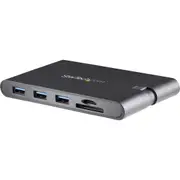 StarTech.com USB Type C Docking Station for Notebook - 85 W - Black - 5 x USB Ports - 3 x USB 3.0 - USB Type-C - Network (RJ-45)