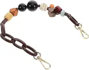 TOVINANNA Multi Functional Acrylic Beaded Chain Pack Stylish Phone Strap Crossbody Bag Lanyard DIY Bracelet Accessories Lightweight Durable for Unique Fashion Expression