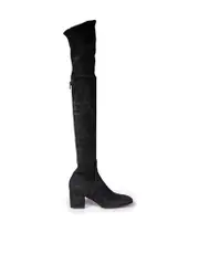 Black Suede Over-the-knee Boots