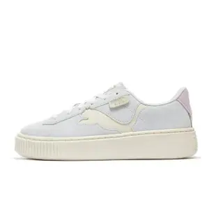 【PUMA】休閒鞋 女鞋 運動鞋 麂皮 Suede Platform Cutout Wns 灰粉 39723303