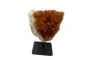 Crystal Wonderland Citrine Cluster on Metal Stand - G