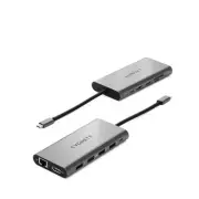 O-Cygnett Unite 12-in-1 USB-C Multiport Hub Adapter Dock, 4xUSB-A 2xUSB-C 100W