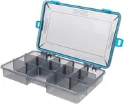 Generic Fishing Gear Storage Box Lure Tray with Clips Fishing Accessory Organizer for Tackle and Tools Durable Material